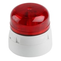 Klaxon Flashguard LED Red LED Beacon, 230 V ac, Flashing, Surface Mount