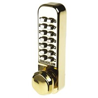 Brass finish Digital Door Lock w/Hold