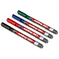 Whiteboard drywipe fine point pen set