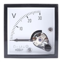 HOBUT DC Analogue Voltmeter, 30V, 45 x 45 mm,