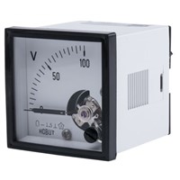 HOBUT DC Analogue Voltmeter, 100V, 45 x 45 mm,