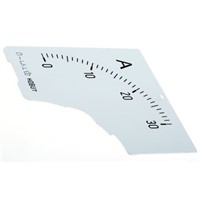 HOBUT Panel Meter Scale, 0/30A For Shunt 75mV