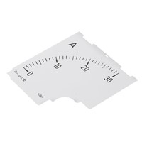 HOBUT Panel Meter Scale, 0/30A For Shunt 75mV