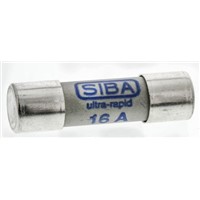 SIBA, 16A Ceramic Cartridge Fuse, 10 x 38mm