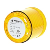 KombiSIGN 70 840 Beacon Unit, Yellow, Steady Light Effect, 12 - 230 V ac/dc