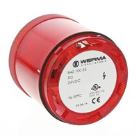 KombiSIGN 70 842 Beacon Unit, Red Xenon, Flashing Light Effect, 24 V dc