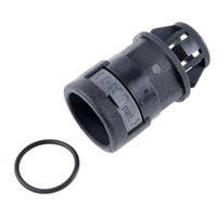 PMA Push In Adapter Cable Conduit Fitting, PA 6 Black 20mm nominal size IP66