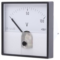 HOBUT DC Analogue Voltmeter, 100V, 56 (Dia.) mm,