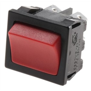Arcolectric Double Pole Single Throw (DPST), On-Off Rocker Switch Panel Mount