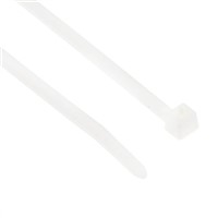 HellermannTyton, T50R Series White Nylon Cable Tie, 200mm x 4.6 mm