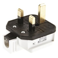 Masterplug UK Mains Connector BS 1363, 13A, Cable Mount, 250 V ac