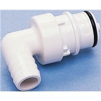 Elbow hose barb insert,3/8in ID tube