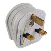 MK Electric UK Mains Connector Type G - British, 13A, Cable Mount, 240 V ac