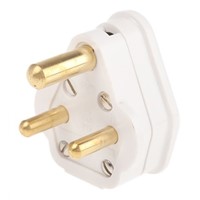 MK Electric UK Mains Connector Type D/M, 5A, Cable Mount