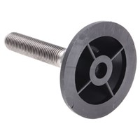 Nu-Tech Engineering Adjustable Feet A095/005 M16 75mm, 70mm Dia. PA Reinforced Nylon, Stainless Steel 1500kg Static