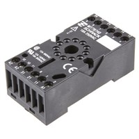 TE Connectivity 11 Pin Relay Socket, DIN Rail, 240V ac for use with MT Series