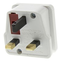 MK Electric UK to UK Travel Adapter, Rated At 1A