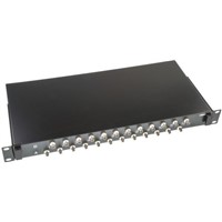 TE Connectivity 24 Port ST Multimode Fibre Optic Patch Panel With 24 Ports Populated, 1U