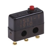 SPDT-NO/NC Button Subminiature Micro Switch, 7 A @ 250 V ac