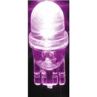 LED Reflector Bulb, Wedge, Ultra Violet, 9 mm Lamp, 10mm dia., 12 V dc