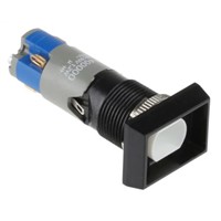 NO/NC Momentary Push Button Switch, 16.2mm, Panel Mount