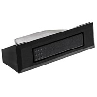 Southco Matte Black Plastic, Stainless Steel Concealed Fixings Drawer Handle, 81mm