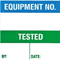 Brady Adhesive Pre-Printed Adhesive Label. Quantity: 50