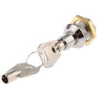 Euro-Locks a Lowe &amp;amp; Fletcher group Company Panel to Tongue Depth 22.5mm Chrome Plated Tumbler Lock, Key to unlock