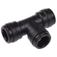 JG Speedfit Equal Tee PVC Pipe Fitting, 22mm