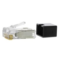 Shielded RJ45 8/8 data plug,6.6mm cable