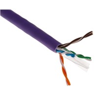 Brand-Rex Purple Cat6 Cable U/UTP LSZH Unterminated/Unterminated, 305m