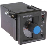 Tempatron On/Off Temperature Controller, 48 x 48mm, K Type Thermocouple Input, 110 240 V ac Supply