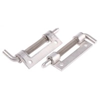 Pinet Raw Stainless Steel Concealed, Spring-Action Hinge Bolt-on, 82mm x 18.2mm x 2.8mm