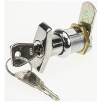 Euro-Locks a Lowe &amp;amp; Fletcher group Company Chrome Plated Silver Lock, Mini Handle, 40mm