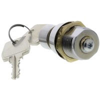 Euro-Locks a Lowe &amp;amp; Fletcher group Company Panel to Tongue Depth 20mm Chrome Plated Camlock, Key to unlock