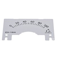 Meter Scale Anders Electronics S/CV15X100 for use with CV-15X Series
