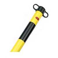 Barrier post,Yellow/black for chains