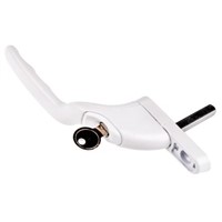 Euro-Locks a Lowe &amp;amp; Fletcher group Company White Cranked Right Handed Window Lock