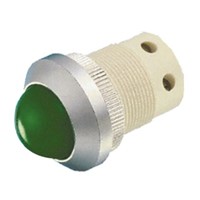 Signal Construct Green Indicator, Screw Termination, 24  28 V, 22mm Mounting Hole Size