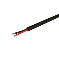 S2Ceb-Groupe Cae 100m Black 2 Core Speaker Cable, 1.5 mm2 CSA PVC Sheath Material in PVC Insulation