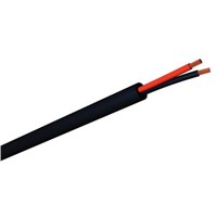 S2Ceb-Groupe Cae 100m Black 2 Core Speaker Cable, 2.5 mm2 CSA PVC Sheath Material in PVC Insulation