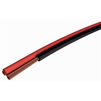 S2Ceb-Groupe Cae 100m Black/Red 2 Core Speaker Cable, 0.75 mm2 CSA PVC Sheath Material in PVC Insulation