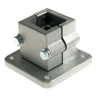 Rose+Krieger Square Tube Base Clamp, strut profile 40 mm,