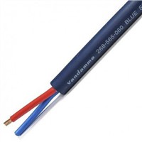 Van Damme 50m Blue 2 Core Speaker Cable, 6 mm2 CSA PVC Sheath Material in PVC Insulation 300/500 V