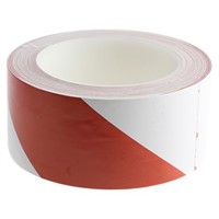 Brady Red/White PVC Lane Marking Tape, 50mm x 33m