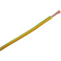 Prysmian 6491X H07V-R Conduit Cable, 4 mm2 CSA , 750 V, Green/Yellow PVC 100m