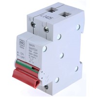 MK Electric 63 A DP Non-Fused Switch Disconnector