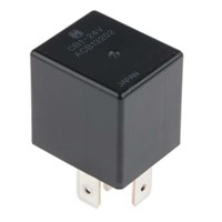 Panasonic Plug In Automotive Relay - SPDT, 24V dc Coil, 20A Switching Current