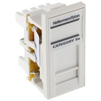HellermannTyton Cat5e RJ45 STP Straight RJ Datacom Module, Alpha Snap Series