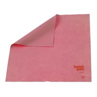 3M Bag of 10 Red Scotch-Brite 2060 Cloths for Dust Removal, General Cleaning Use